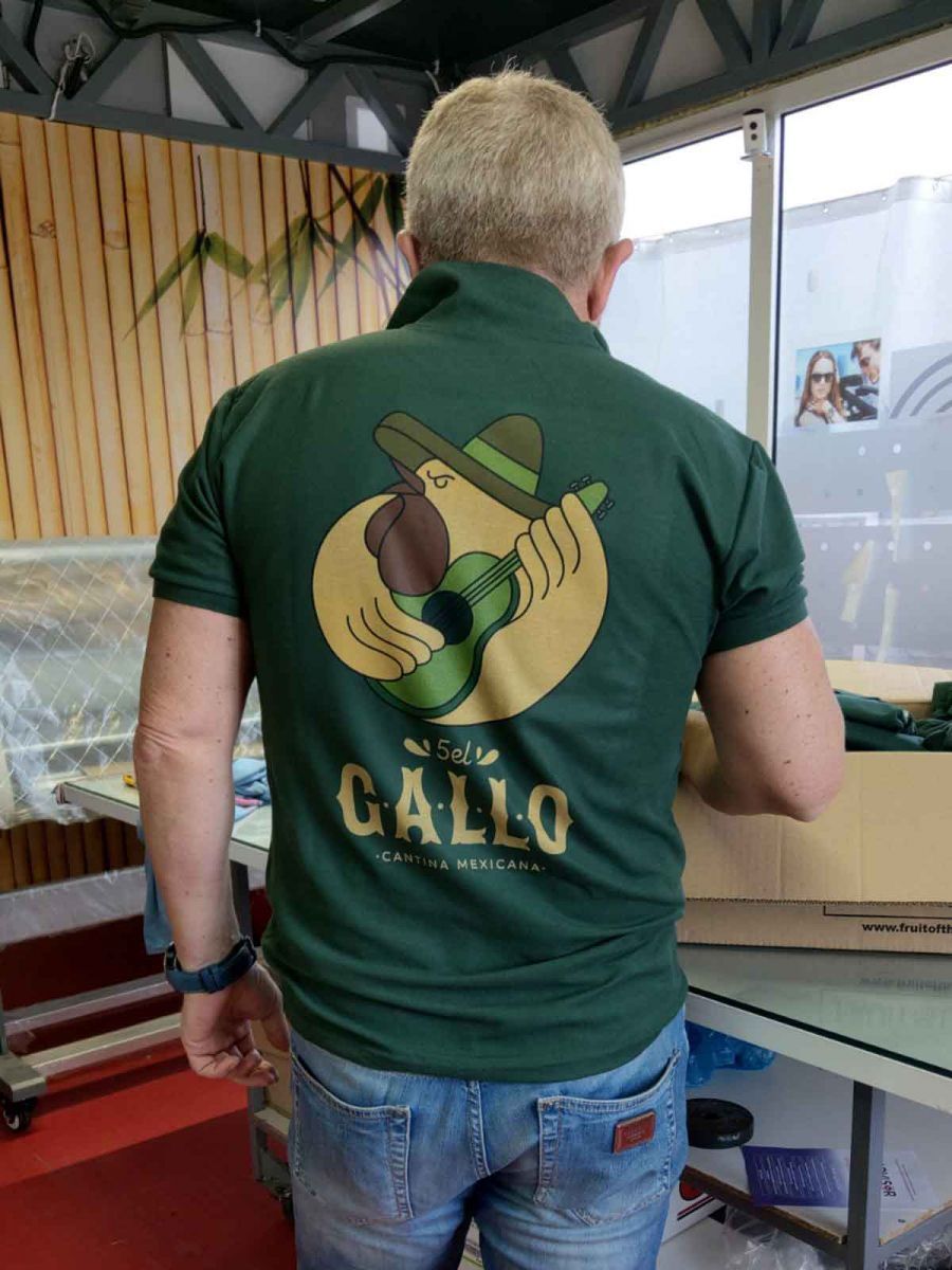 Брандирано поло — 5el Gallo Cantina Mexicana
